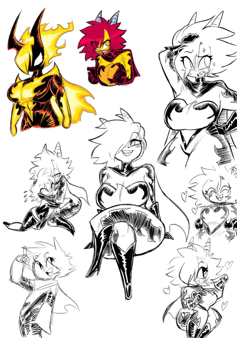 Theguywhodrawsalot characters