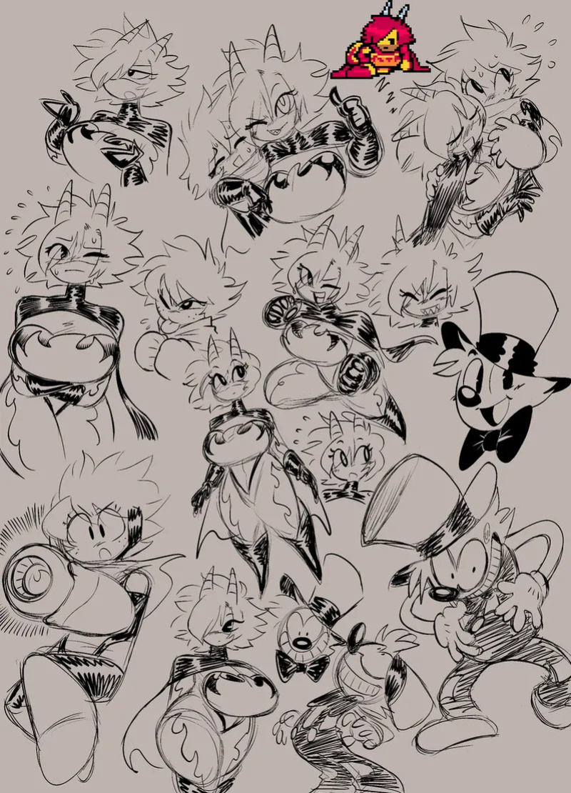 Theguywhodrawsalot characters