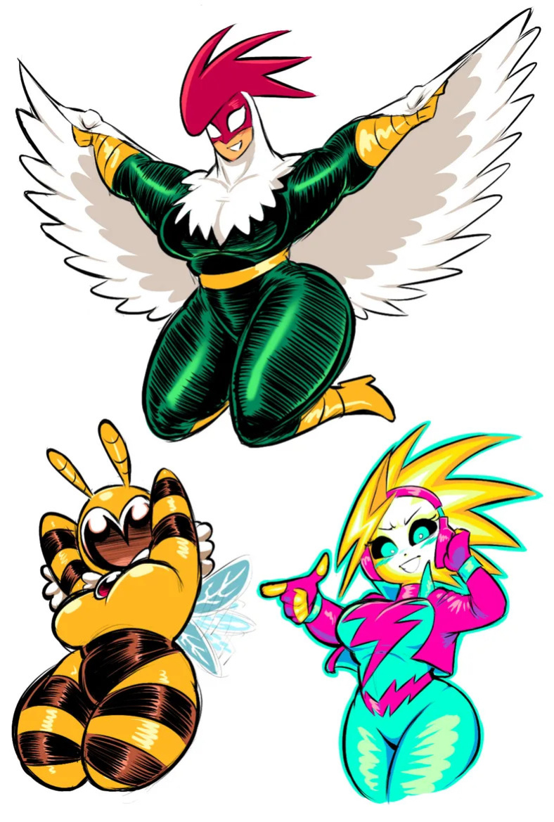 Theguywhodrawsalot characters