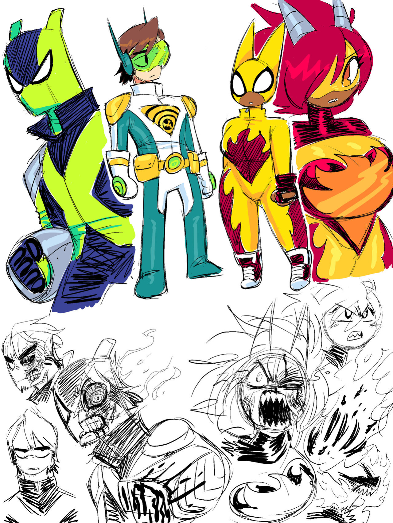 Theguywhodrawsalot characters