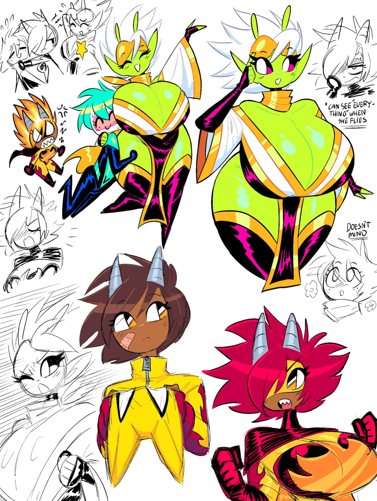 Theguywhodrawsalot characters