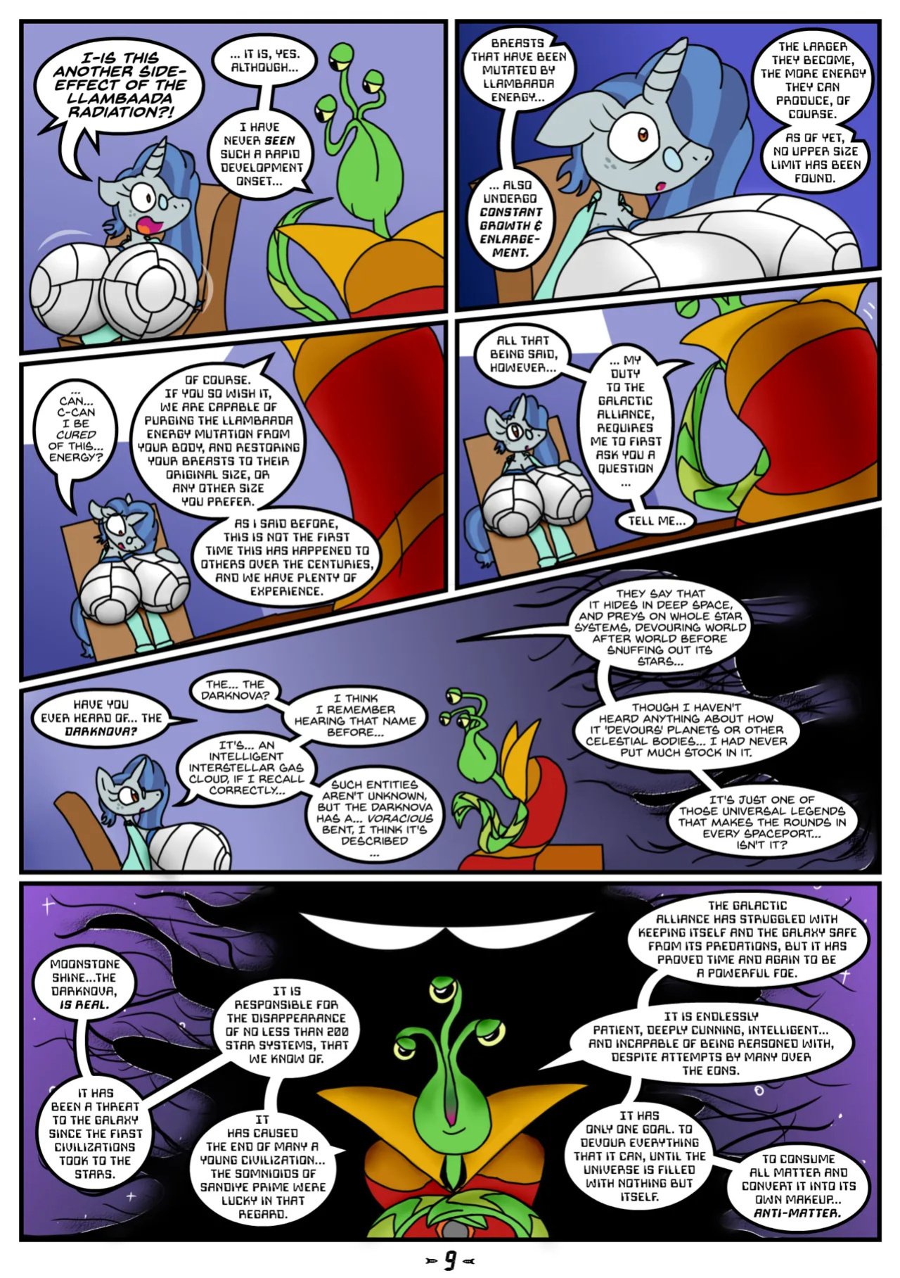 Hyper-Spaced by flash equestria (ongoing)