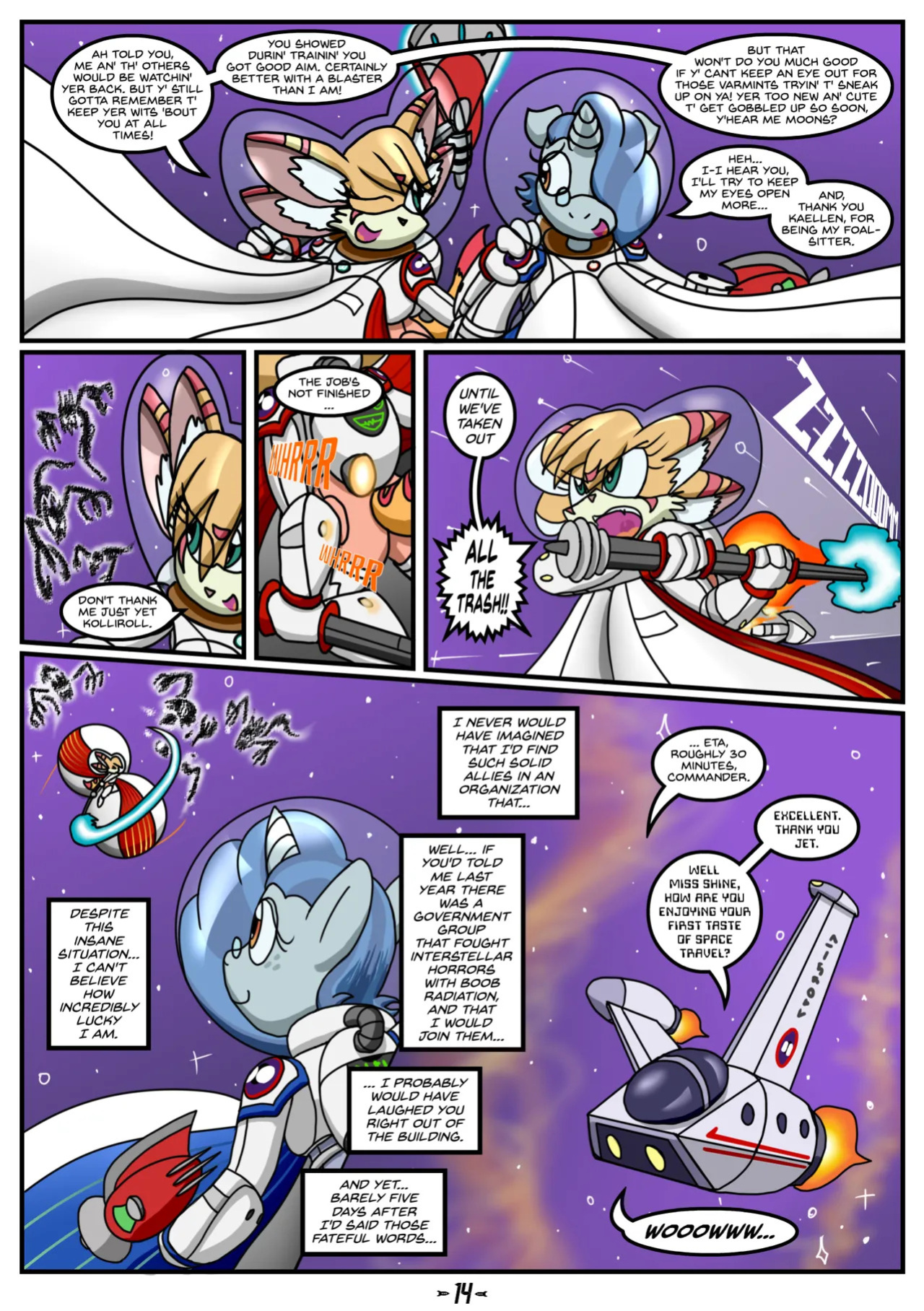 Hyper-Spaced by flash equestria (ongoing)