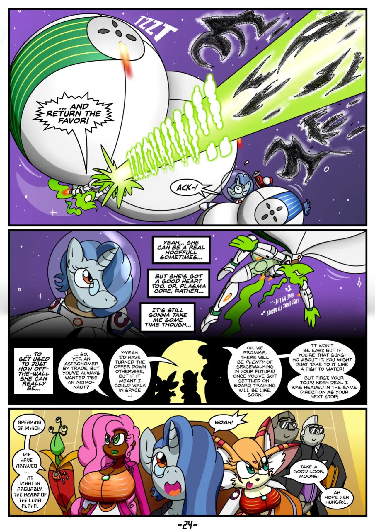 Hyper-Spaced by flash equestria (ongoing)