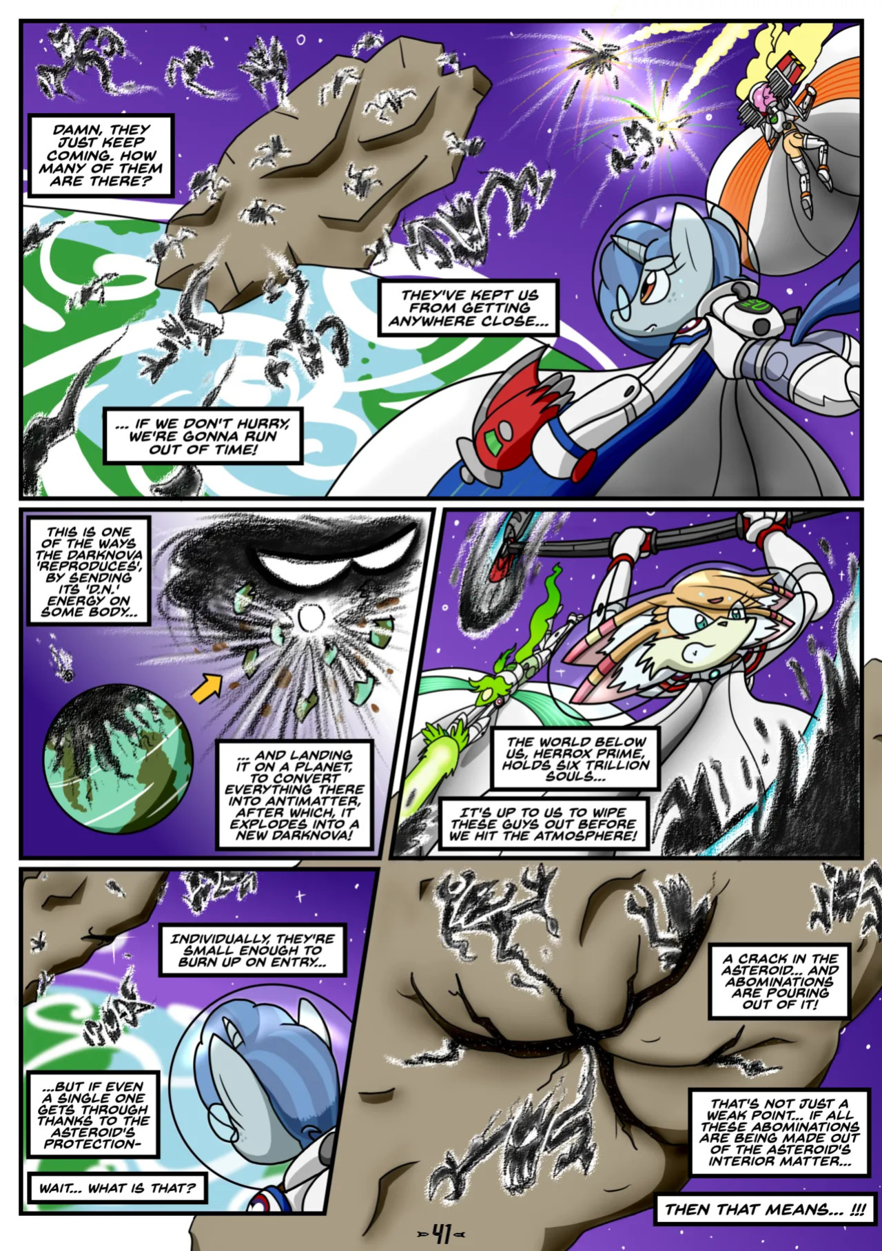 Hyper-Spaced by flash equestria (ongoing)