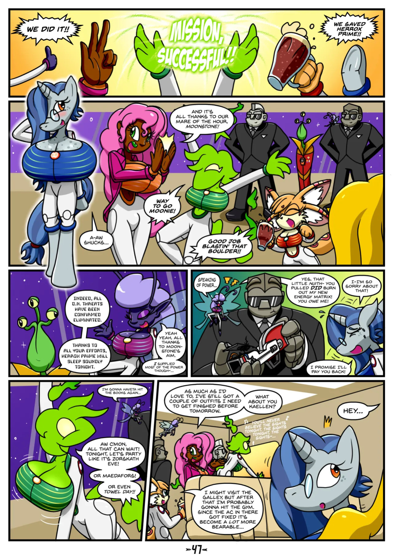 Hyper-Spaced by flash equestria (ongoing)