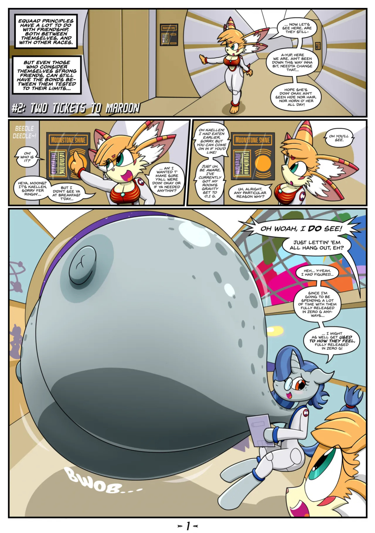 Hyper-Spaced by flash equestria (ongoing)