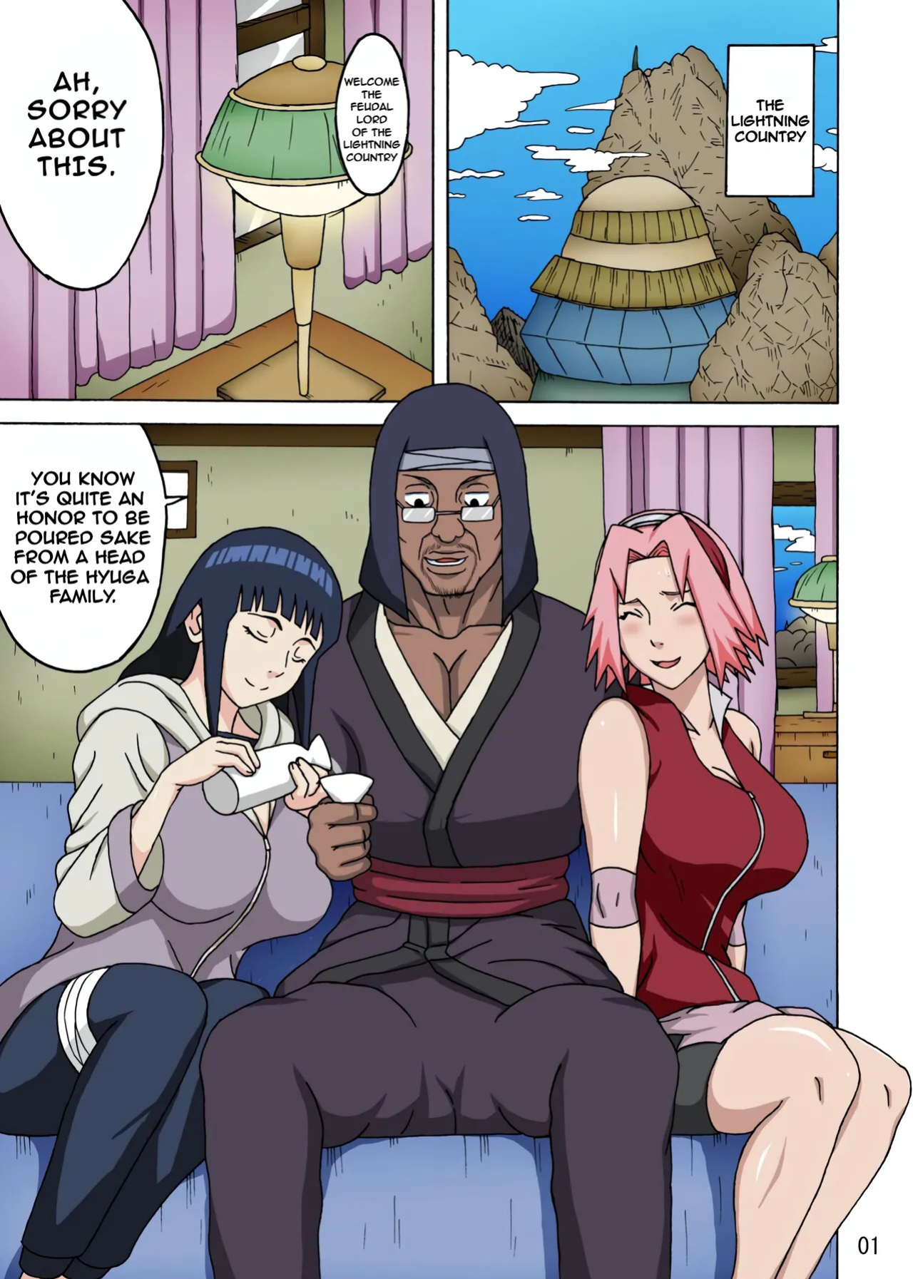 (C87) [NARUHO-Dou (Naruhodo)] SakuHina Inninden (NARUTO) [English] [Colorized] [Digital]