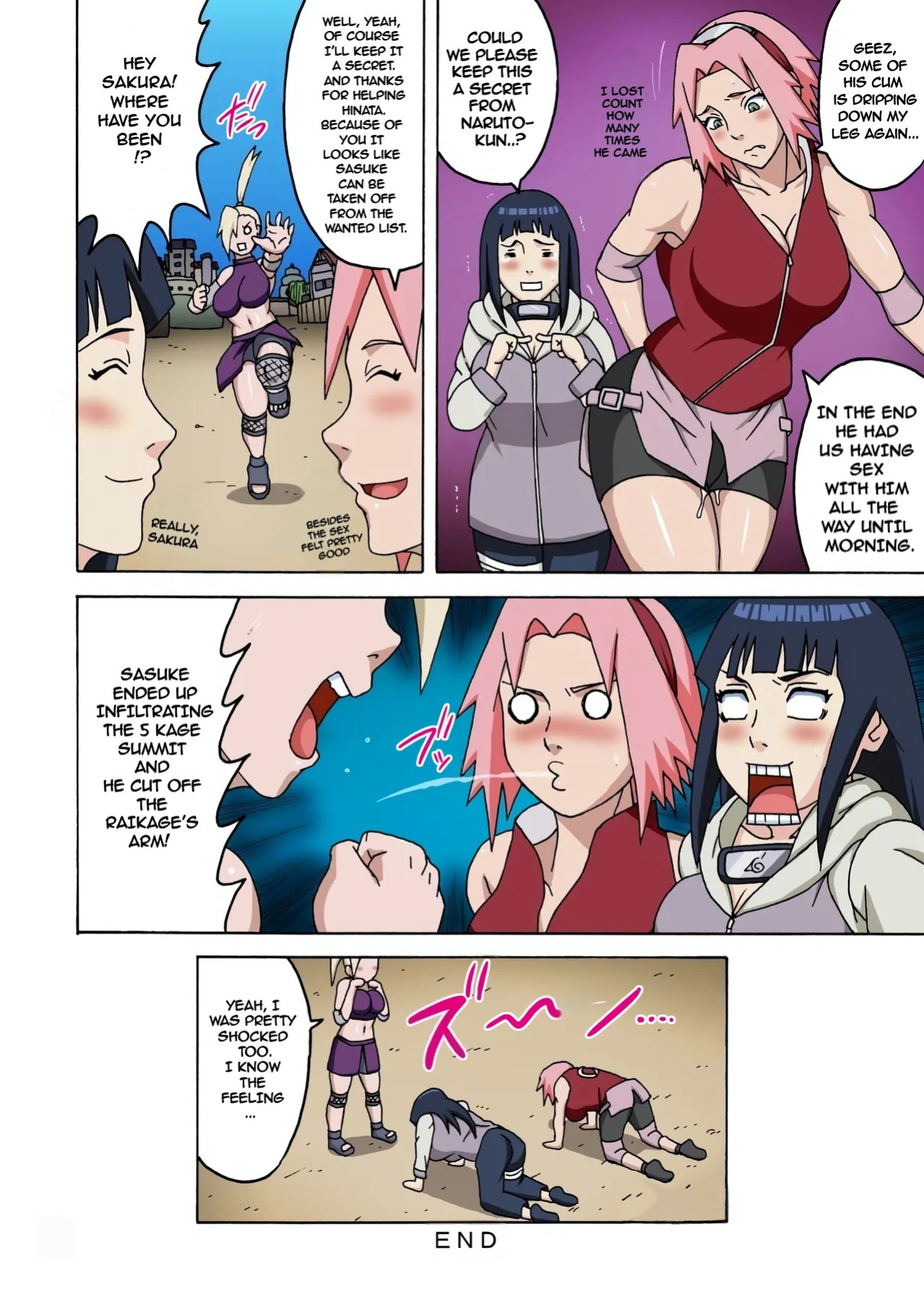 (C87) [NARUHO-Dou (Naruhodo)] SakuHina Inninden (NARUTO) [English] [Colorized] [Digital]