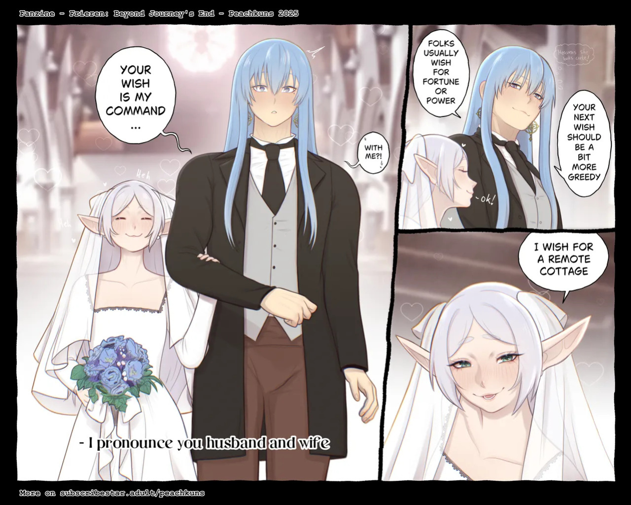 [Peachkuns] Frieren makes 3 wishes (Frieren: Beyond Journey's End)