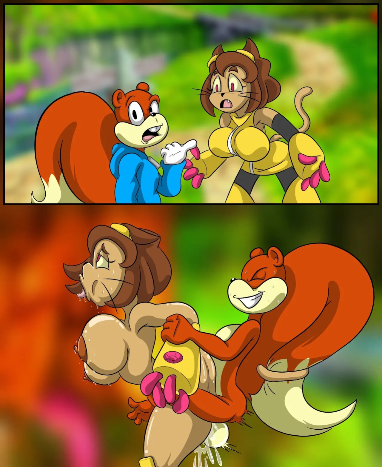 [CartoonfanNSFW402] Conker's (And Berri's) Big Fuck Day