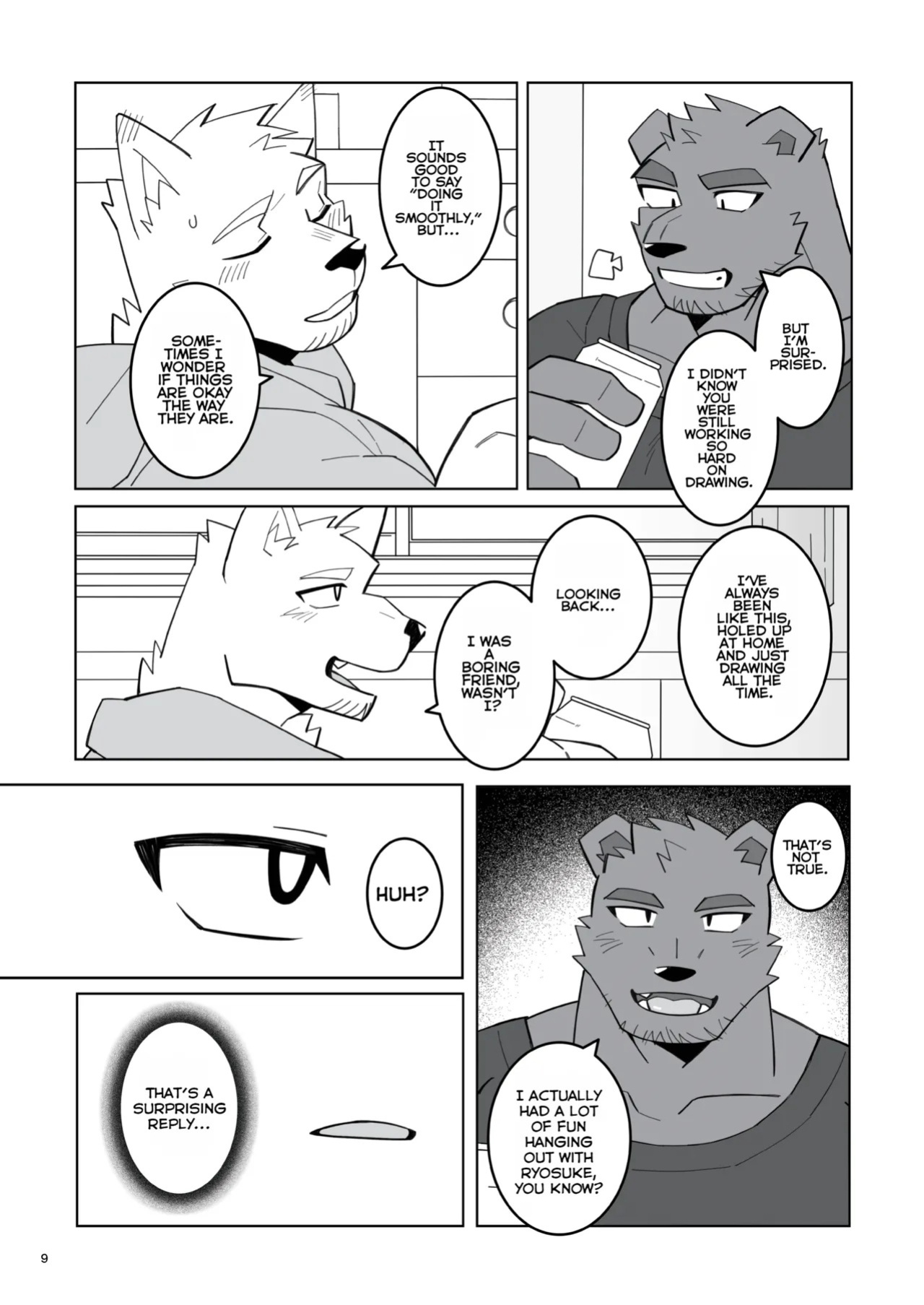 [hachi_duchi] The blue love letter at that moment [English]