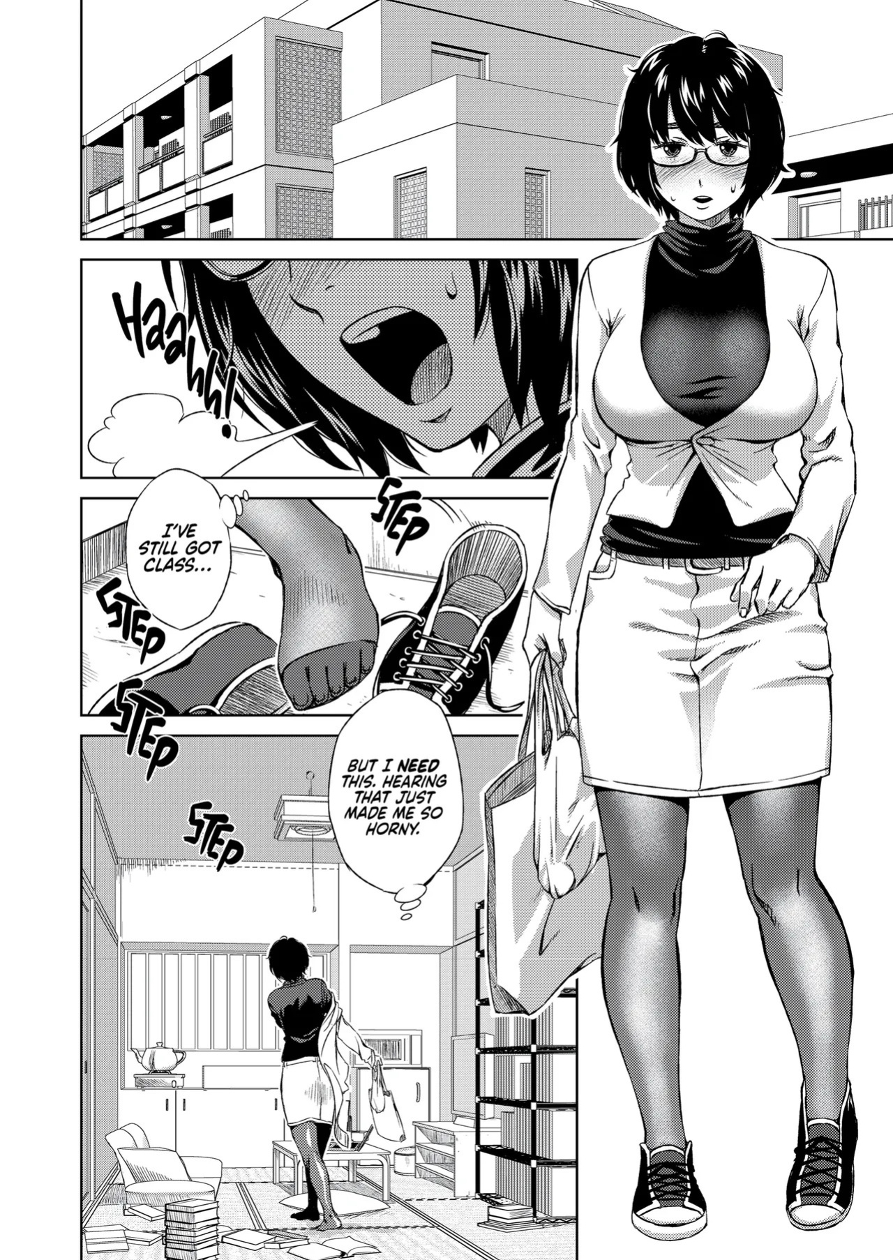 [PONCHO MOJAH (Koharu Nanakusa)] Meganekko Ona Nikki | Diary of a Masturbator [English] [J18] [Decensored] [Digital]