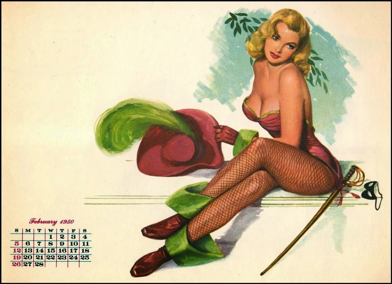 Al Moore - 1950 Esquire Girl Calendar