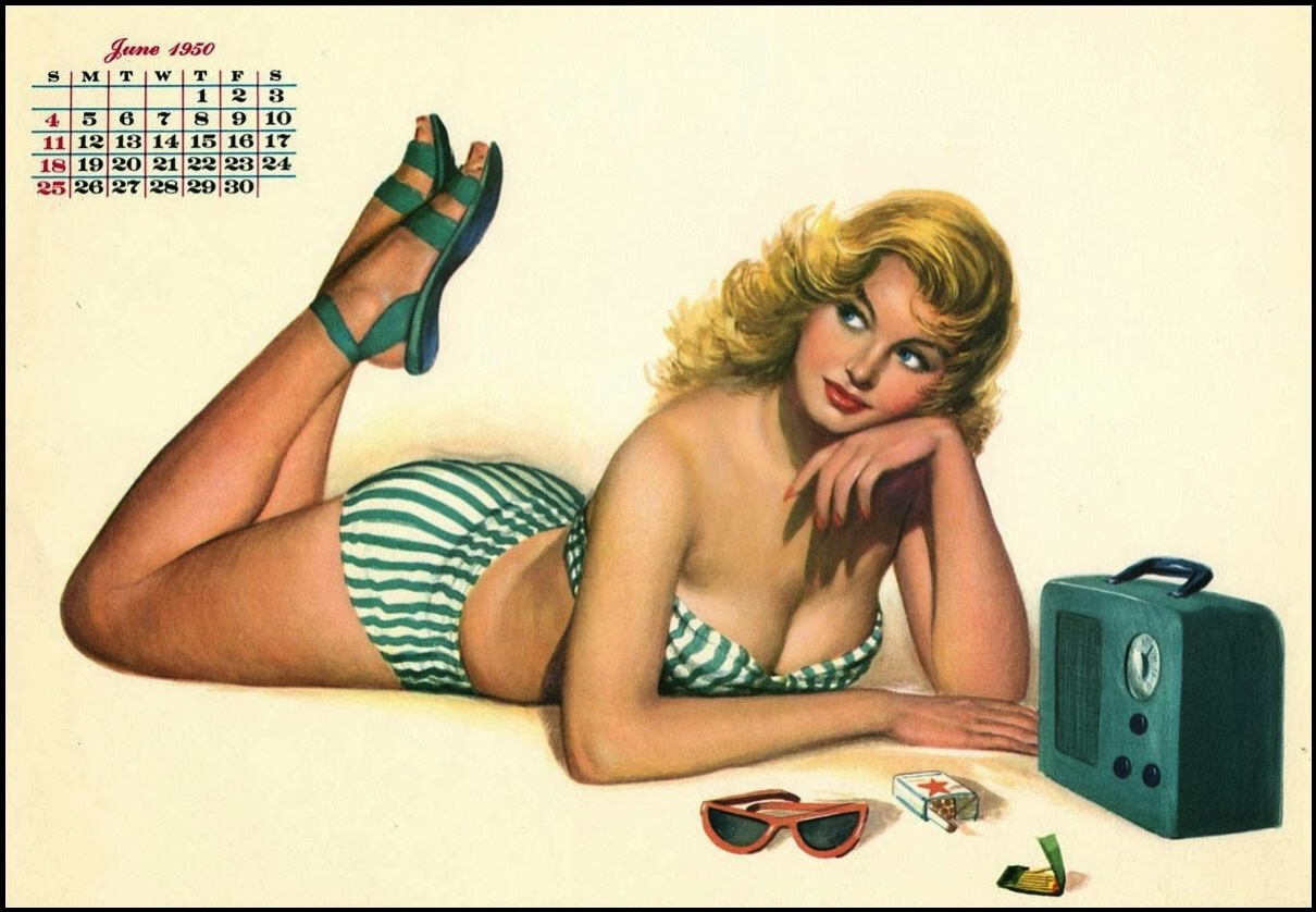 Al Moore - 1950 Esquire Girl Calendar