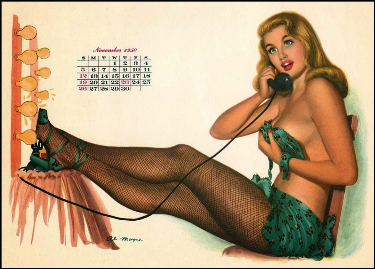 Al Moore - 1950 Esquire Girl Calendar