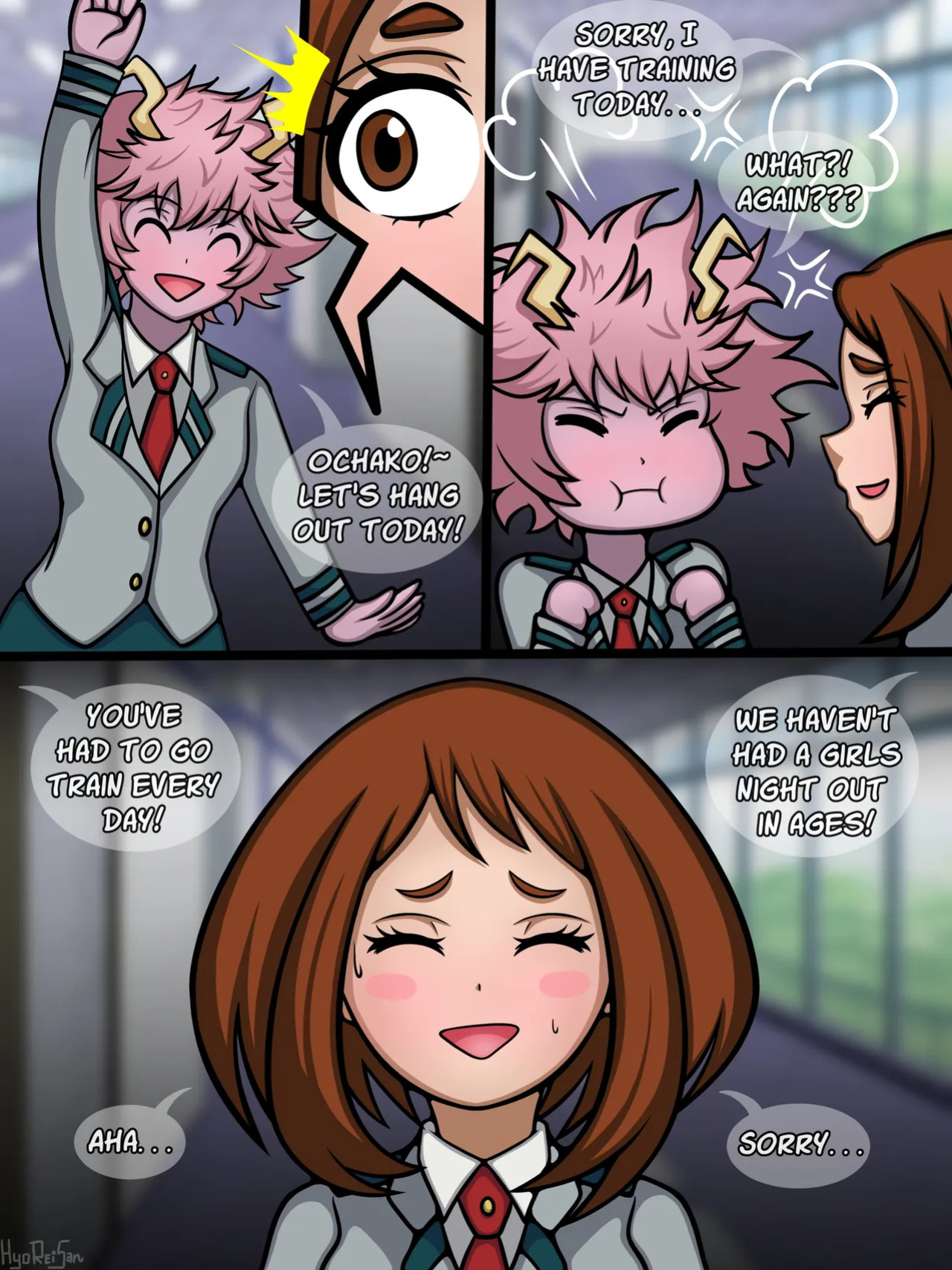 [HyoReiSan] Ochako's Training (My Hero Academia)