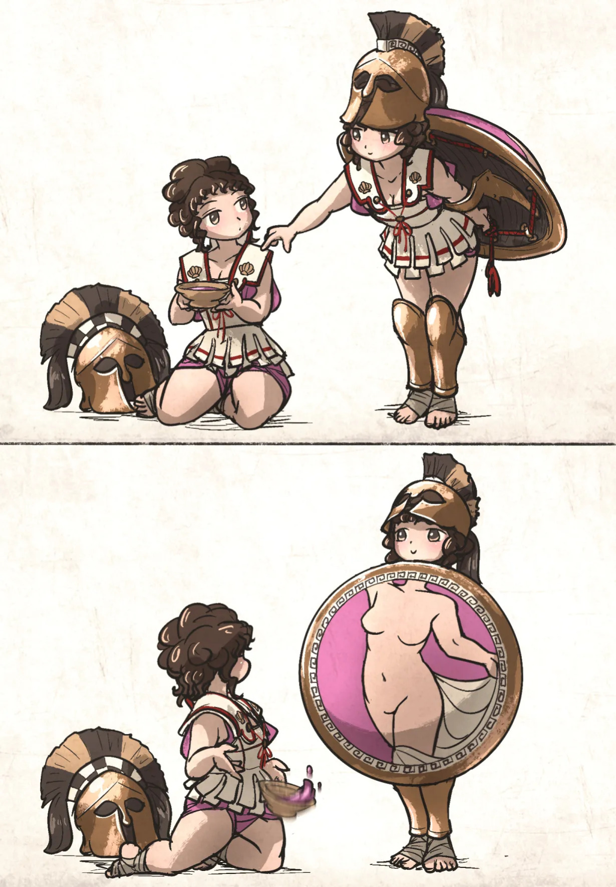 [Ironlily] Minoan & Hoplite Waifus
