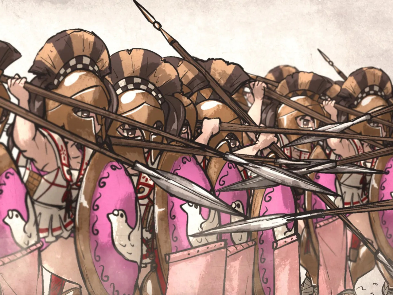 [Ironlily] Minoan & Hoplite Waifus