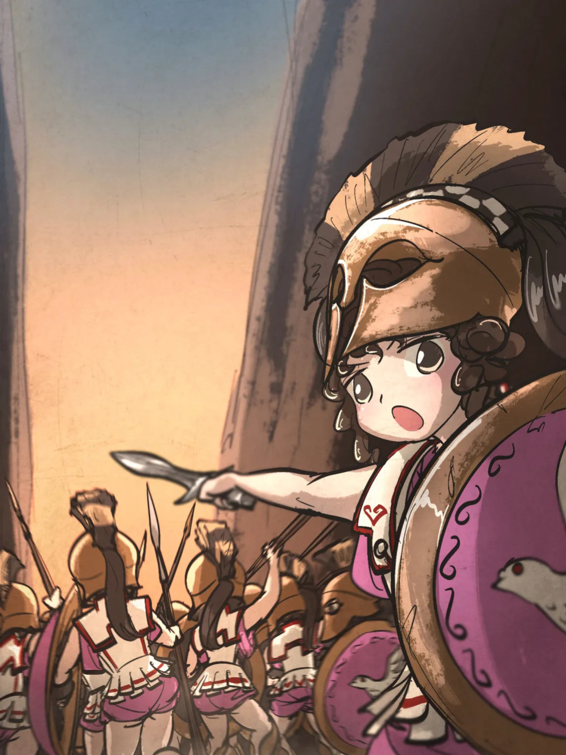 [Ironlily] Minoan & Hoplite Waifus