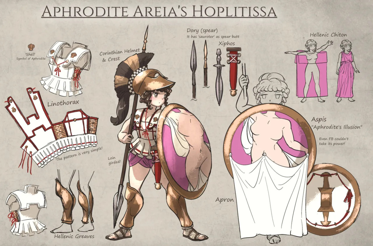 [Ironlily] Minoan & Hoplite Waifus