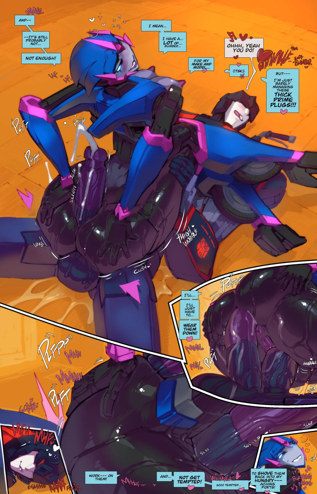 [Fred Perry] Jack X Arcee: "Autobutt Jack" (Transformer)