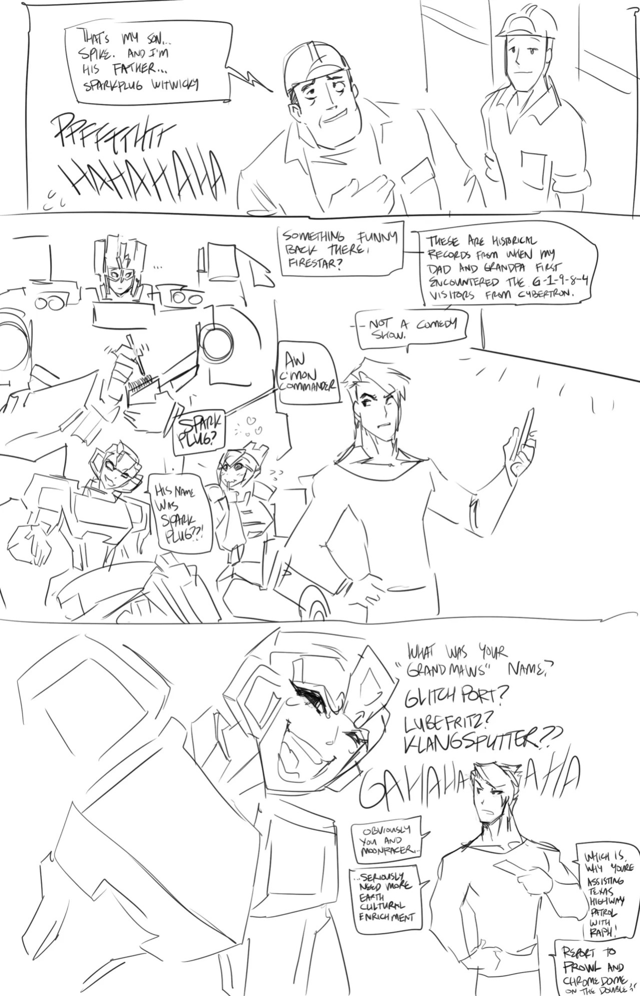 [Fred Perry] Jack X Arcee: "Autobutt Jack" (Transformer)