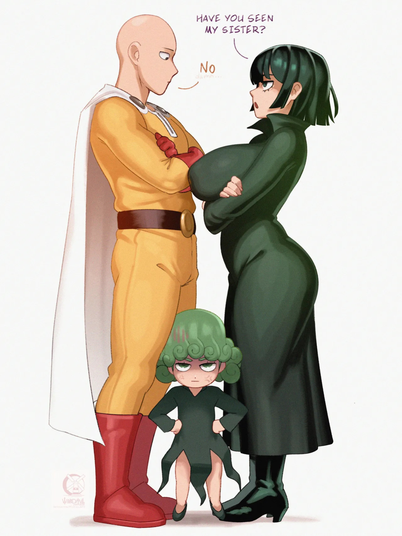 [Windmill G] Tatsumaki x Saitama (One-Punch Man)