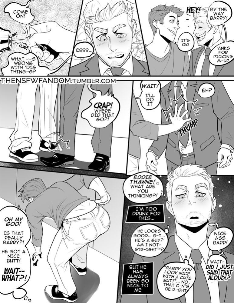 [TheNSFWFandom (SoyNutts)] Eddie Thawne’s First Fuck – The Flash dj [Eng]