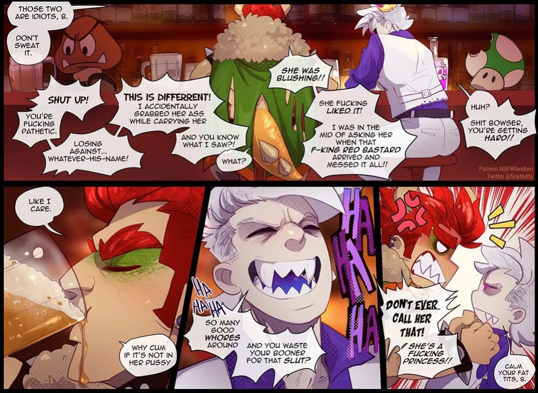 [TheNSFWFandom (SoyNutts)] King Boo x Bowser [Eng]