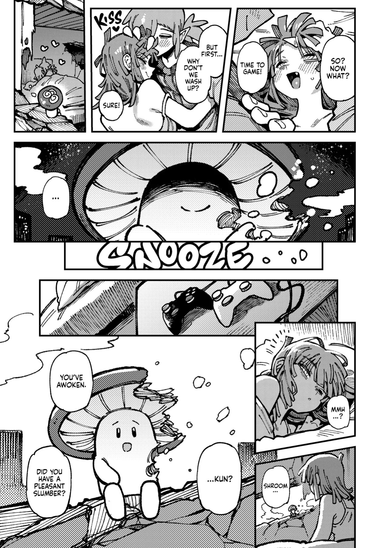 [Hoshoku Shoujo (Karasu Chan)] Ie ga Shike Sugite Haete Kita Genkaku Yuuhatsu Suru Kinoko o Goshoku Shite Hatsujou Shita Ato no Are ya Kore 2 | What Happened After My Place Got So Humid It Grew Magic Mushrooms and I Ate Them and Got Super Horny! 2 [Englis