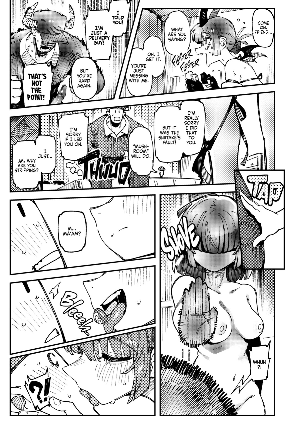 [Hoshoku Shoujo (Karasu Chan)] Ie ga Shike Sugite Haete Kita Genkaku Yuuhatsu Suru Kinoko o Goshoku Shite Hatsujou Shita Ato no Are ya Kore | What Happened After My Place Got So Humid It Grew Magic Mushrooms and I Ate Them and Got Super Horny! [English] [