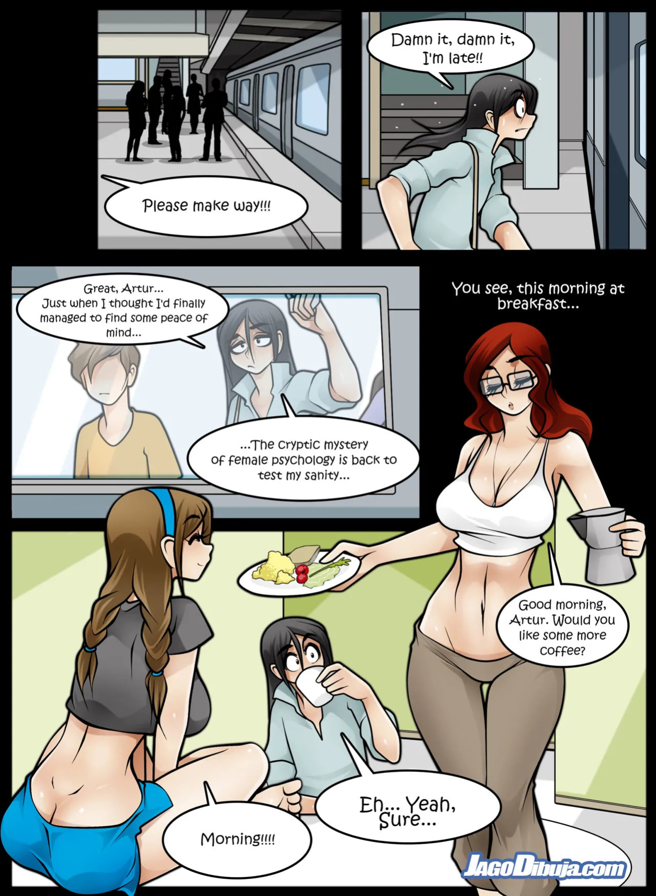 (Jagodibuja) Living With HipsterGirl and GamerGirl Web-Comic, Chapter 2 [English]