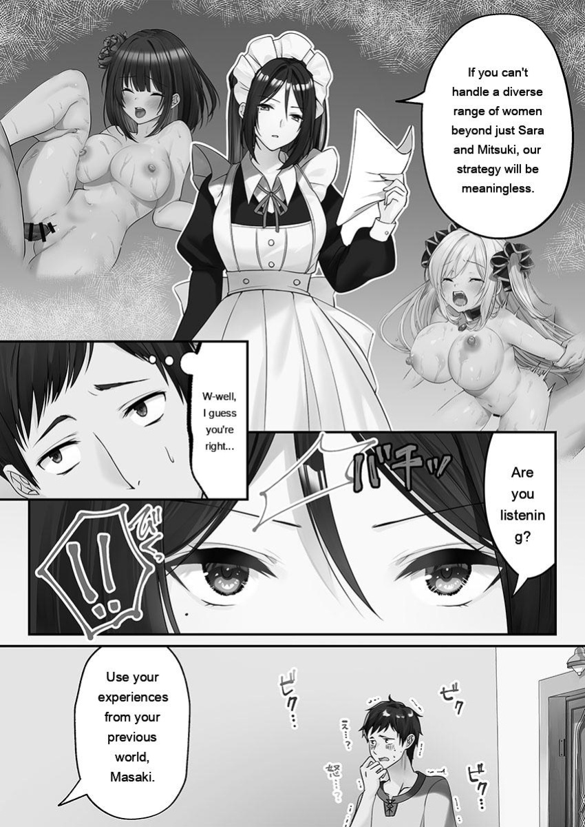 [Kumakko] Awahime-tachi no Hame-hajime -Pure Otoko Shika Inai Sekai de, Ore Dake Dosukebe Musou- [Eng][MTL]