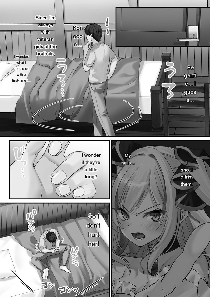 [Kumakko] Awahime-tachi no Hame-hajime -Pure Otoko Shika Inai Sekai de, Ore Dake Dosukebe Musou- [Eng][MTL]