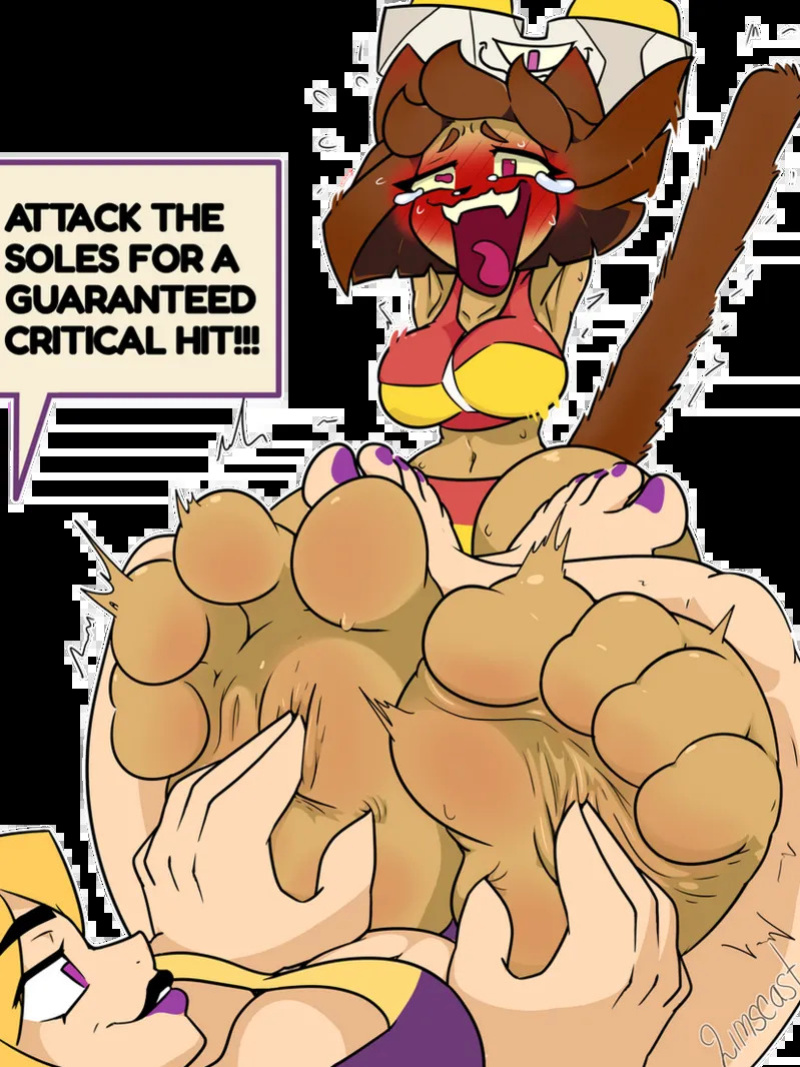 (Gameoverse) Tickling and paws artwork