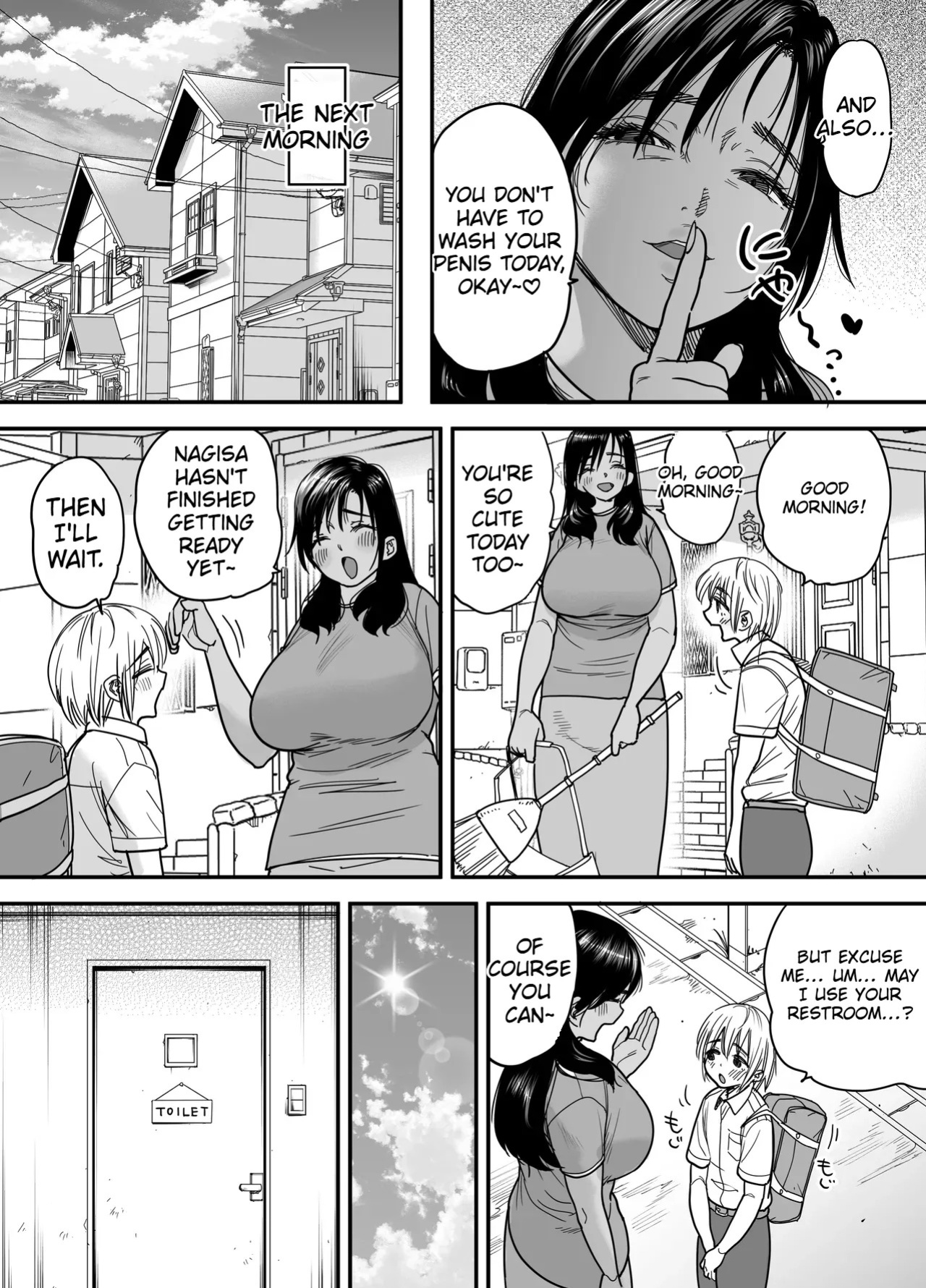[Ishikarian (Maruyama Akira)] Tall, Tanned, Tomboyish! Nagisa-chan 3 — Since Pregnant Nagisa-chan Can't Do It, Nagisa's Hairy Mama Takes Care of the Sexual Relief: Sex Edition [English]