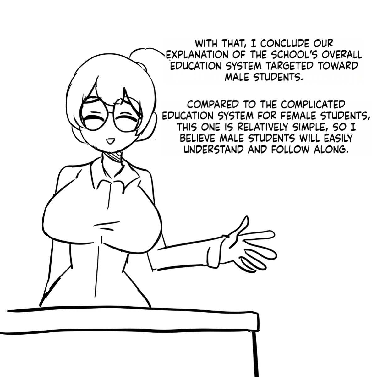 (Au79) (Pixiv) A school in a female-dominated society."