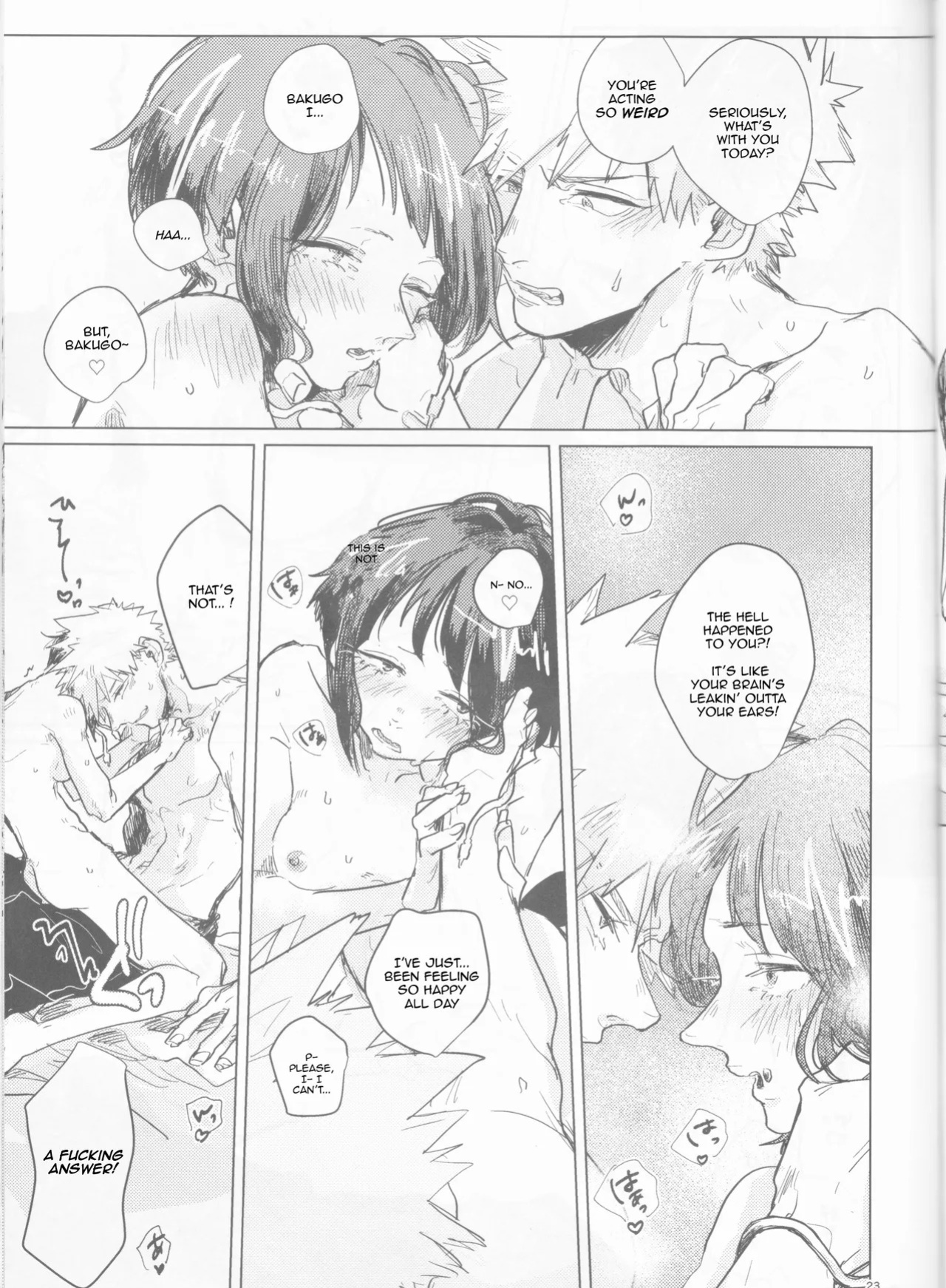 (Douyara Deban no Youda! 35) [pobee (Gurasuke)] Drunk, But Unharmed and Unashamed (Boku no Hero Academia) [English] [kireiTL]