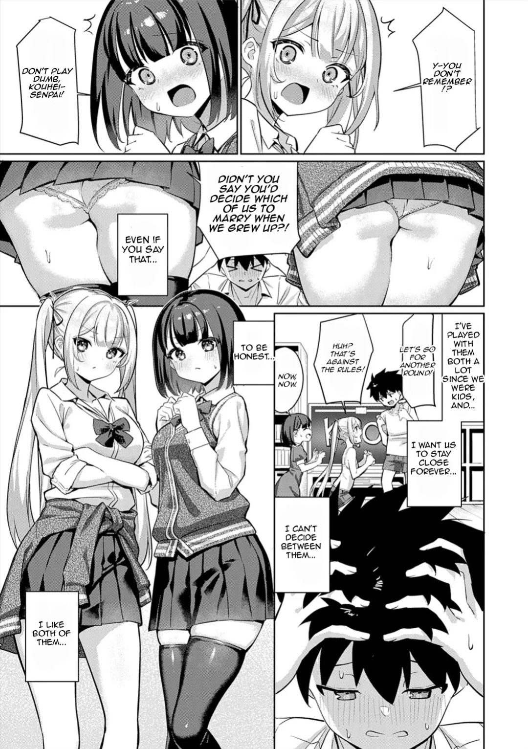 [Yokoya Manjirou] Shikobayo! | Jerk-off battle! [Digital] [English] [Aishi21]
