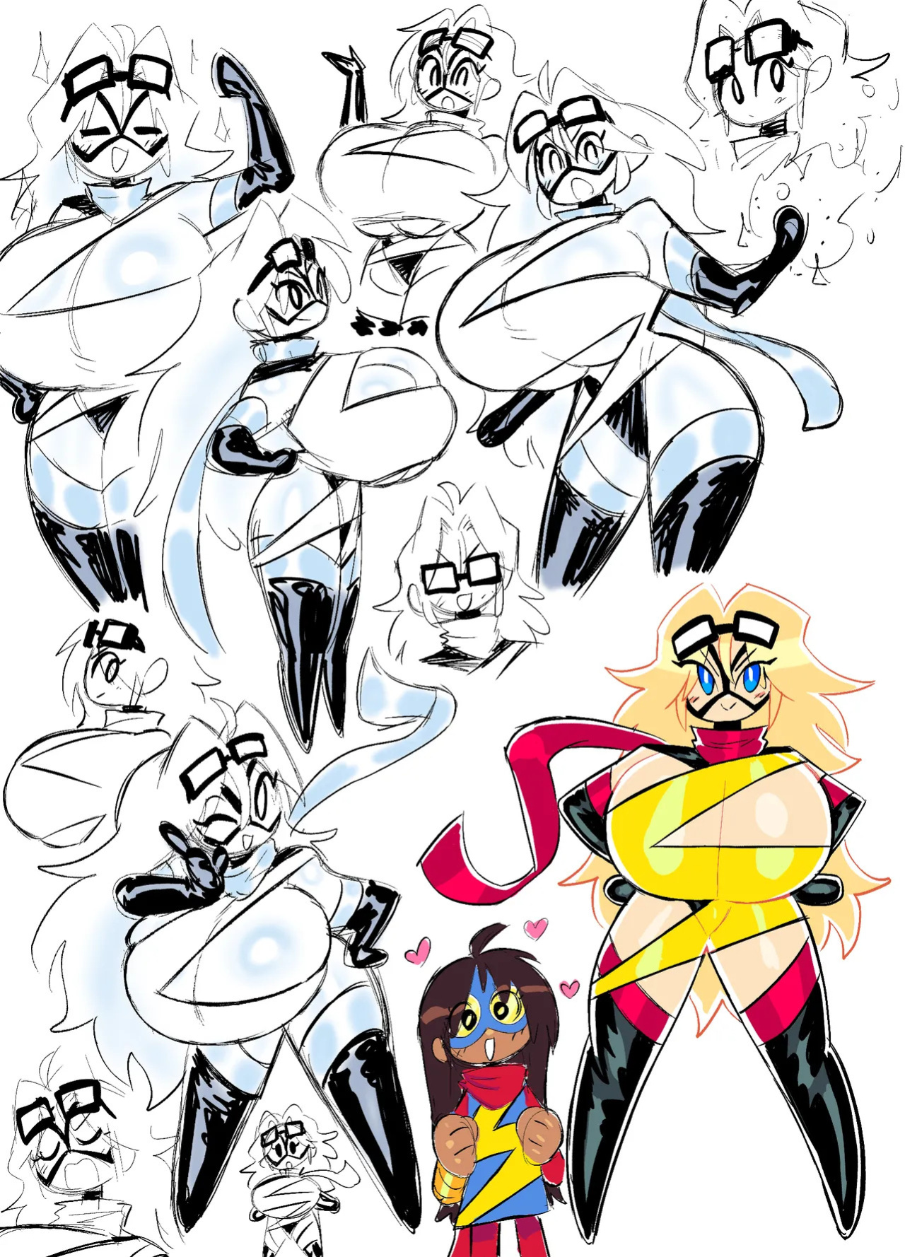 [Theguywhodrawsalot] I sure love me some Marvel girls