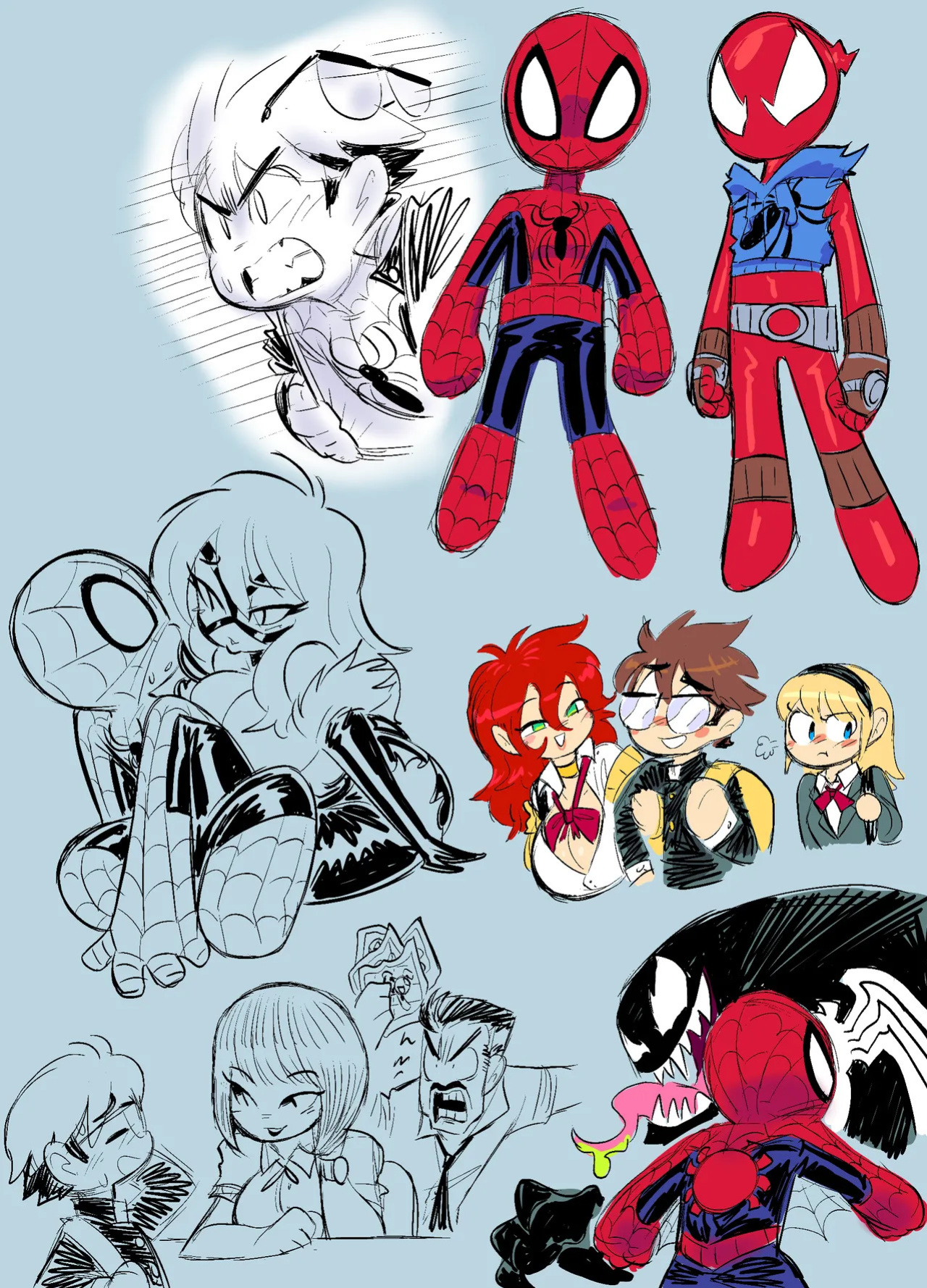 [Theguywhodrawsalot] I sure love me some Marvel girls