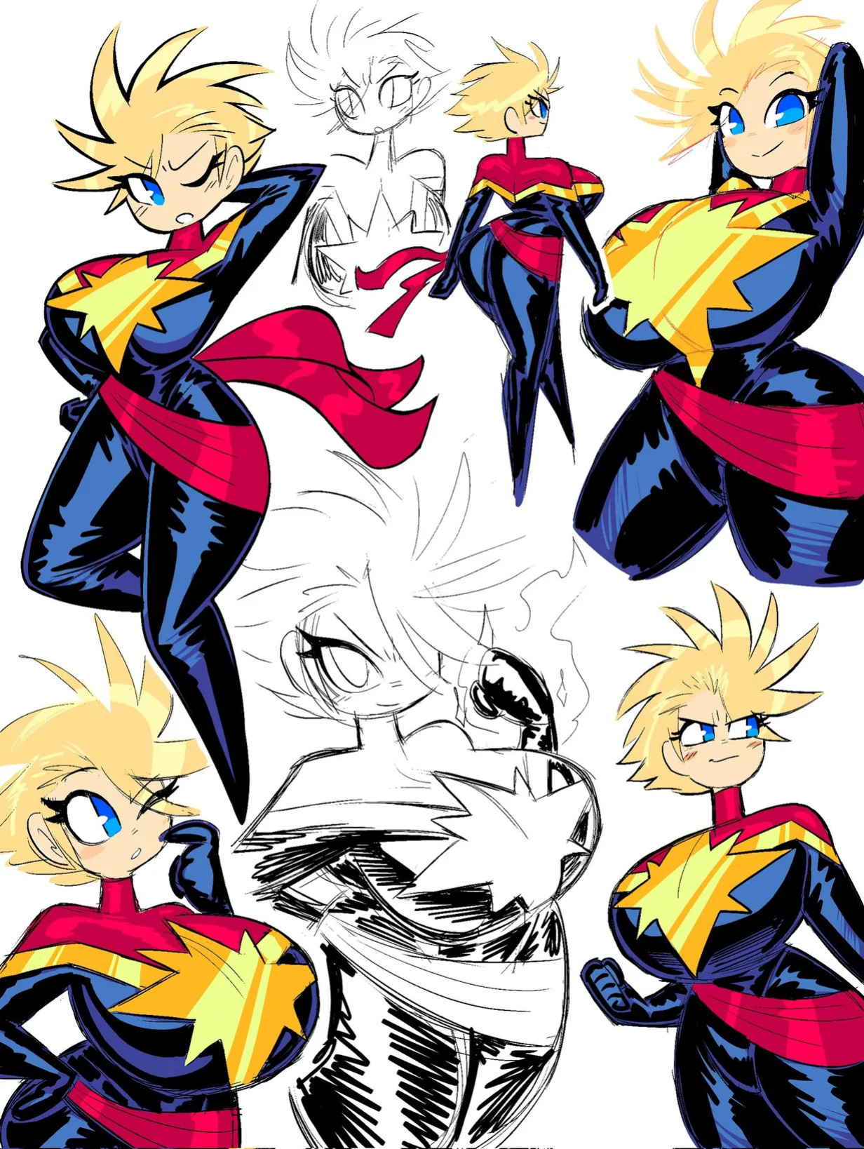 [Theguywhodrawsalot] I sure love me some Marvel girls