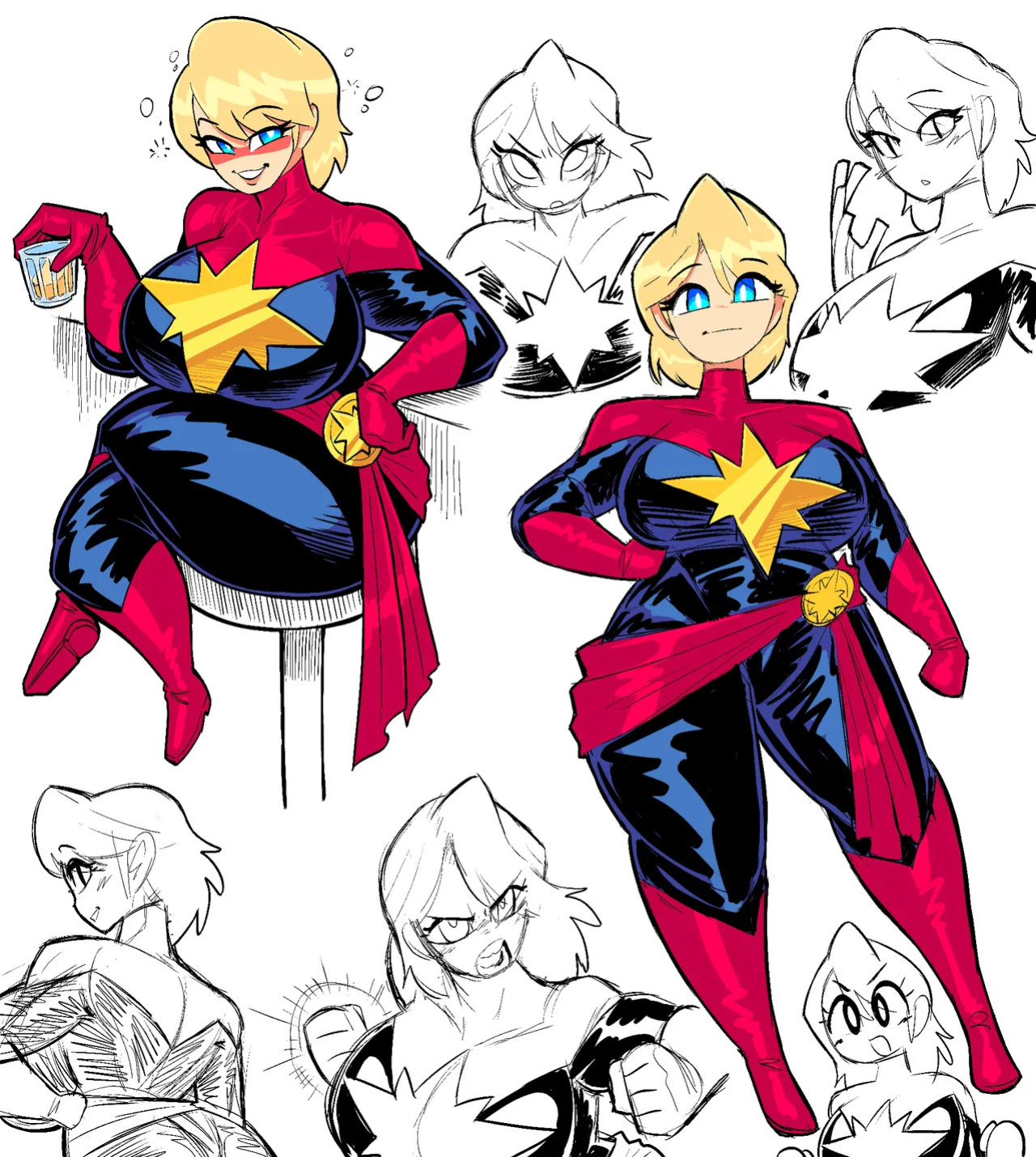[Theguywhodrawsalot] I sure love me some Marvel girls