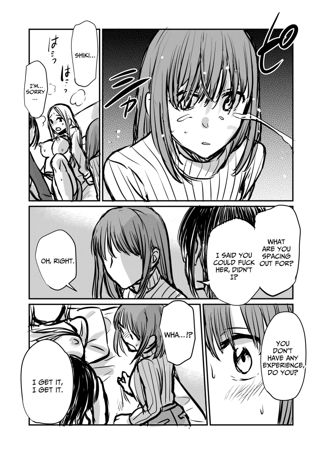[GENJU MINZOKU (Sato)] Nande Onna nanka ni Torarenakya Ikenai no? | Why Do I Have To Lose Her To Another Woman? [English] [IXIA WORKS]