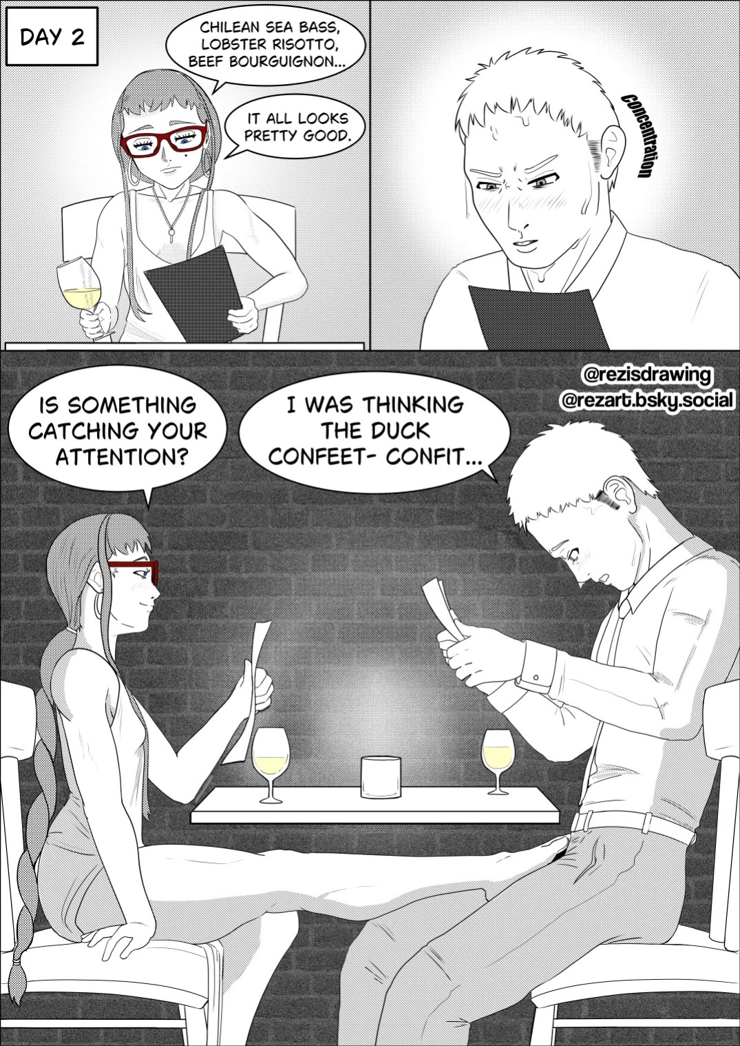 [Rez Is Drawing] A Week of Tease Challenge (Ongoing)