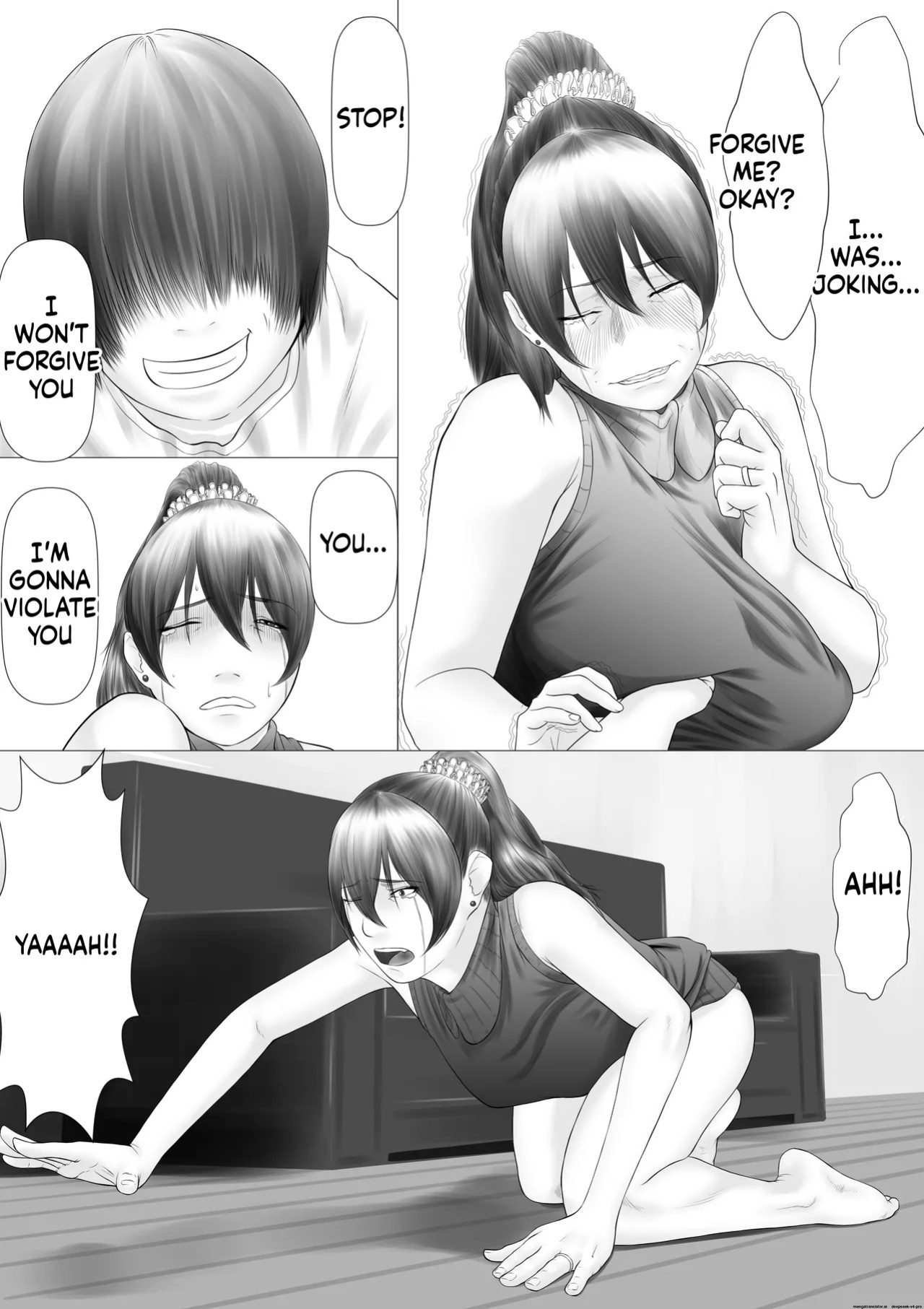 [Katou Suzuki] Okaasan ga Hidoi Koto o Iu node, Hippa Taitara, Yal Koto ga Dekimashita [Digital]