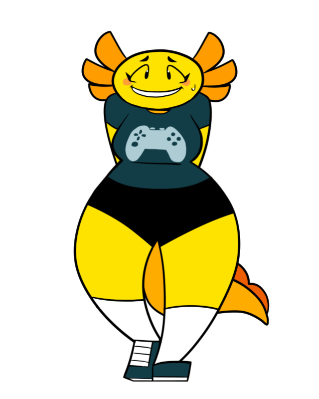 [MojoMontebon] Joy the Axolotl (MojoMontebon OC)