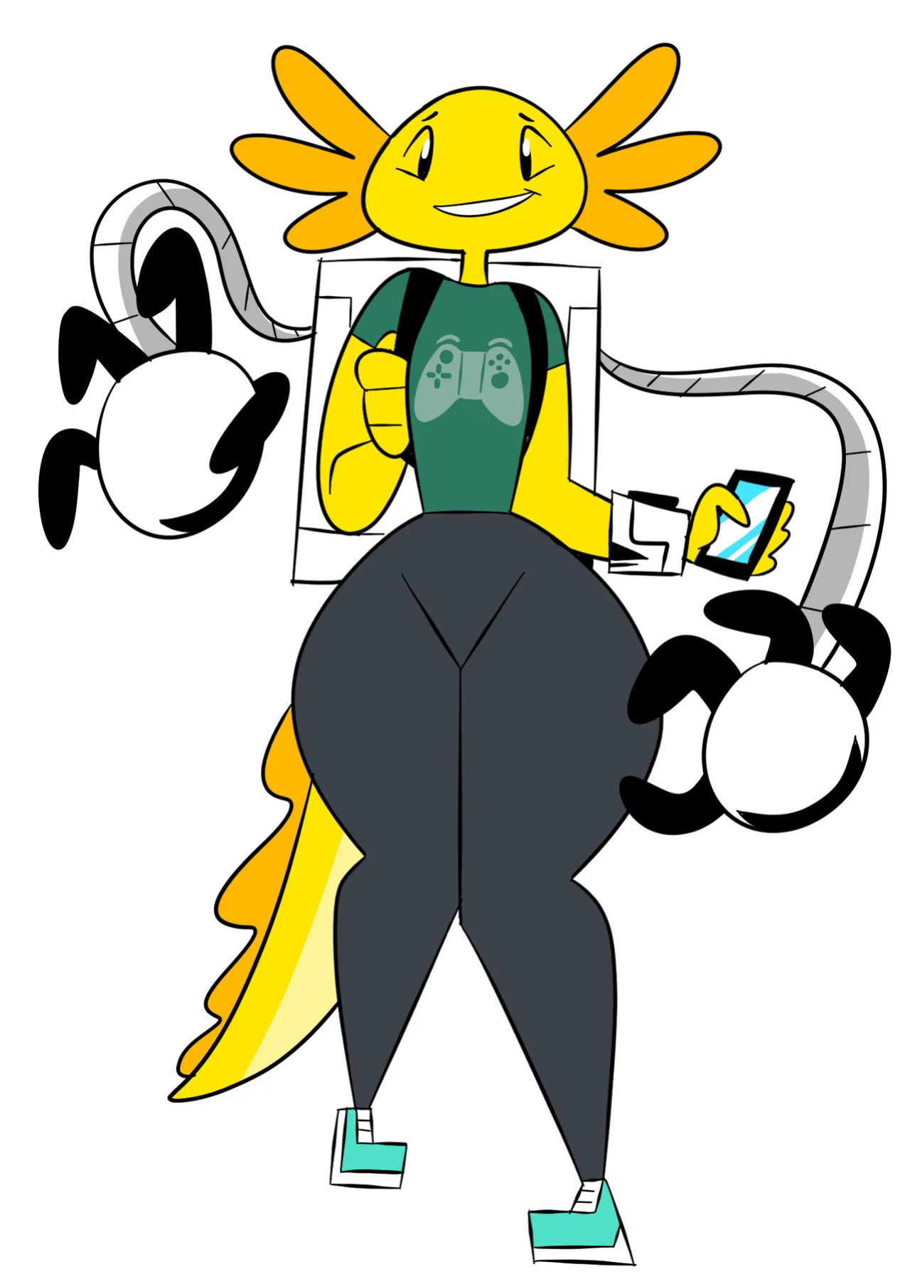 [MojoMontebon] Joy the Axolotl (MojoMontebon OC)