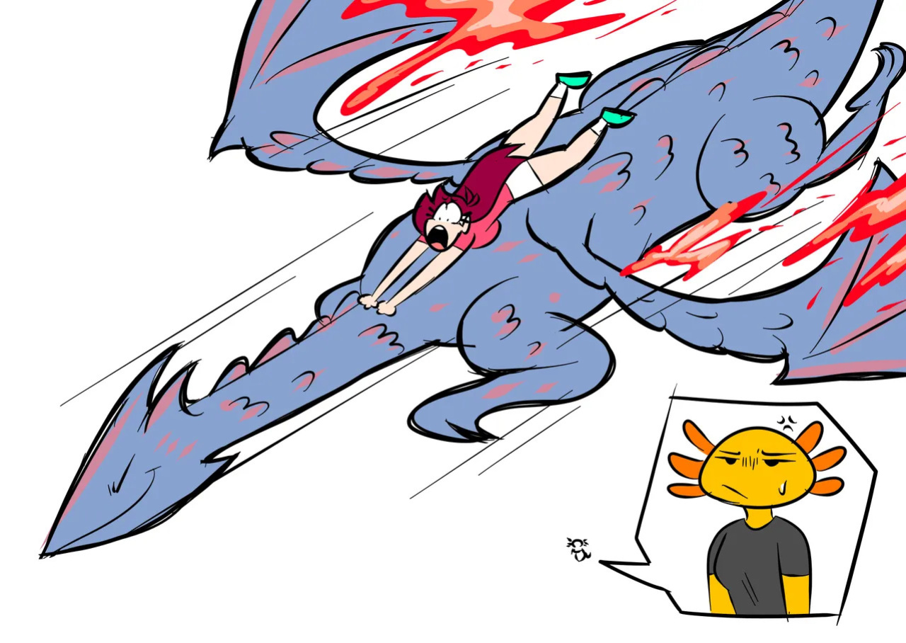 [MojoMontebon] Joy the Axolotl (MojoMontebon OC)